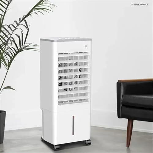Portable Air Conditioner, Air Conditioning Fan Small Air Cooler Single Cooler Fan e Air Conditioning Fan,Desktop Fan for Home Outdoors(Mechanical control)