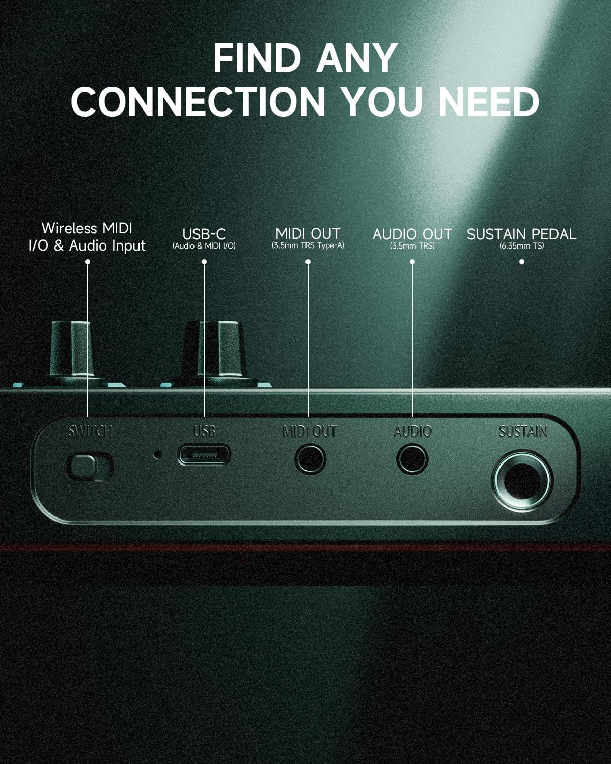 Donner STARRYKEY-37 PLAY MIDI Keyboard Controller, 37 Key Portable MIDI Controller with 128 Build-in Voices, 16 Drum Pads, Arpeggio, Sequencer, USB/Wireless Connection, 4 DAW Software & 40 Courses
