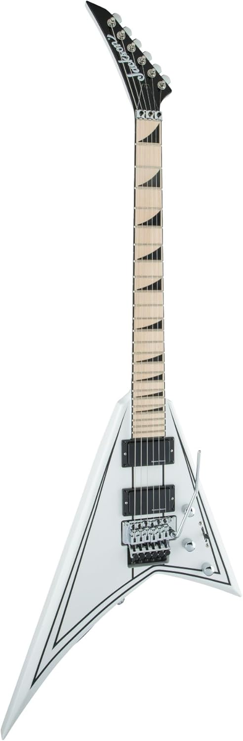 Jackson RR24 X Series Rhoads - Satin White with Black Pinstripes