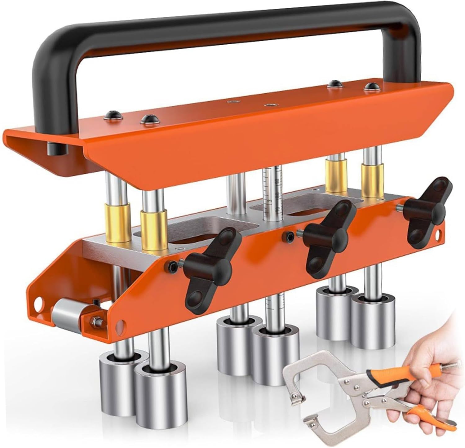 Roller Bender 0-90 Degree 13-130mm 3 Station Sheet Metal Bending Tool with V Shaped Roller for Metal Roofing Materials Metal bending for industrial production