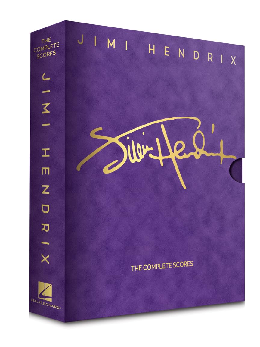 Jimi Hendrix - The Complete Scores | Guitar Tablature and Band Sheet Music Book | Full Transcriptions with Lyrics for Guitar, Bass, Drums and Vocals | Deluxe Hardcover Collector Edition