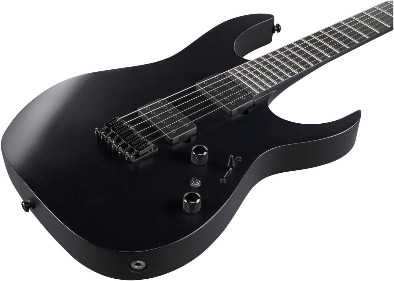 Ibanez RGRTB621 Iron Label Electric Guitar - Black Flat