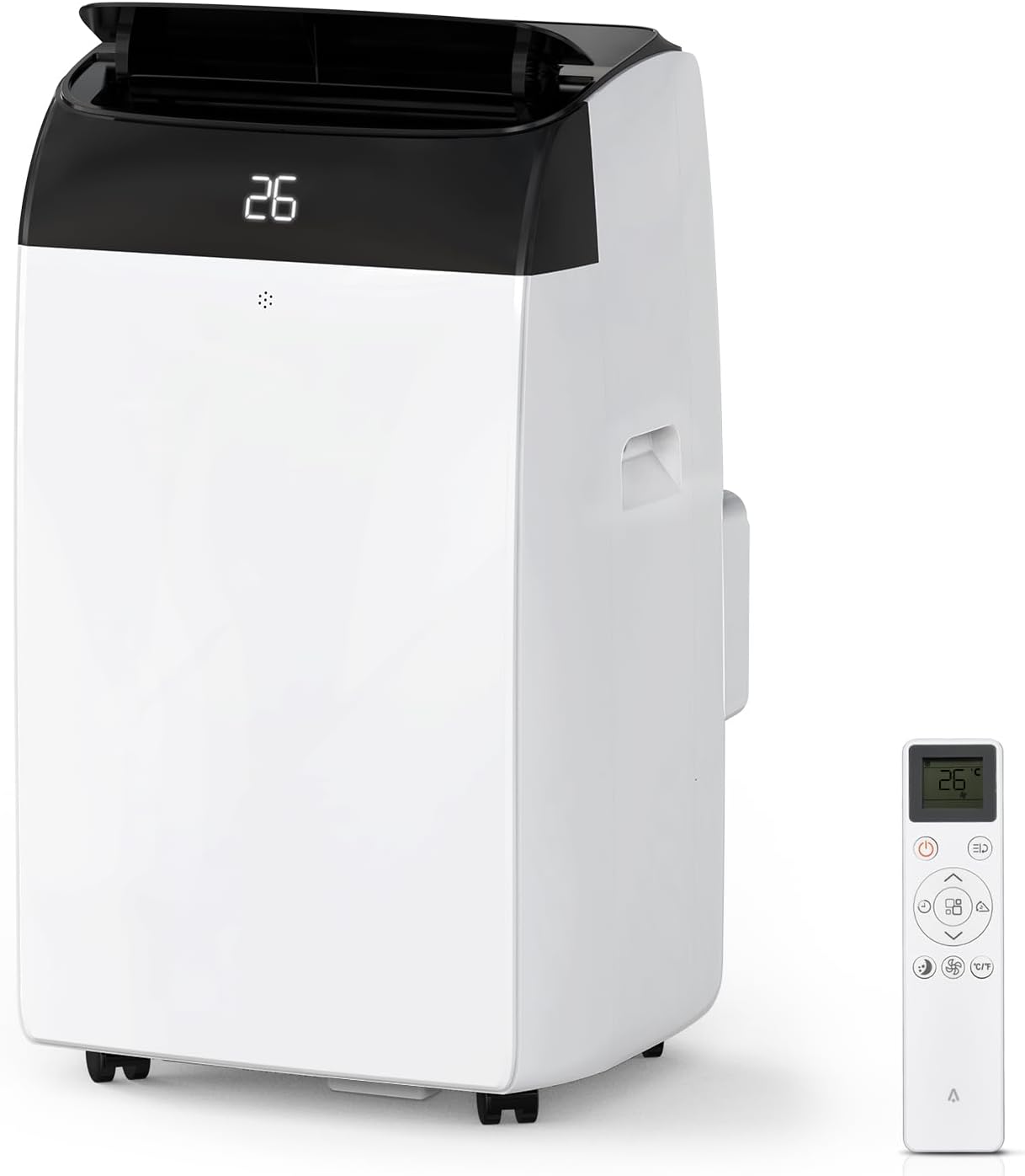 12000 BTU Portable Air Conditioner - Cooler Dual Hose Inverter,Heater,Dehumidifier & Fan w Remote Control,Floor AC Unit Sleep Mode 42db,24H Timer,Cool Room up to 750 Sq Ft w Window Kit