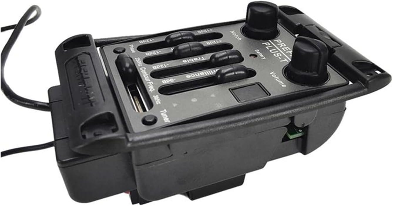Preamplifier with Tuner Acoustic Guitar Pickup Equalizer