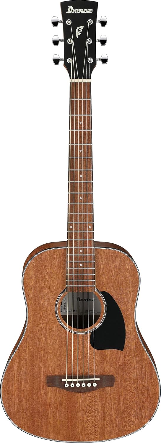 Ibanez PF2MH PF Performance 3/4-Size Dreadnought Acoustic Guitar - Open Pore Natural Bundle with Gig Bag, Tuner, Strap, Strings, Picks, Austin Bazaar Instructional DVD, and Polishing Cloth