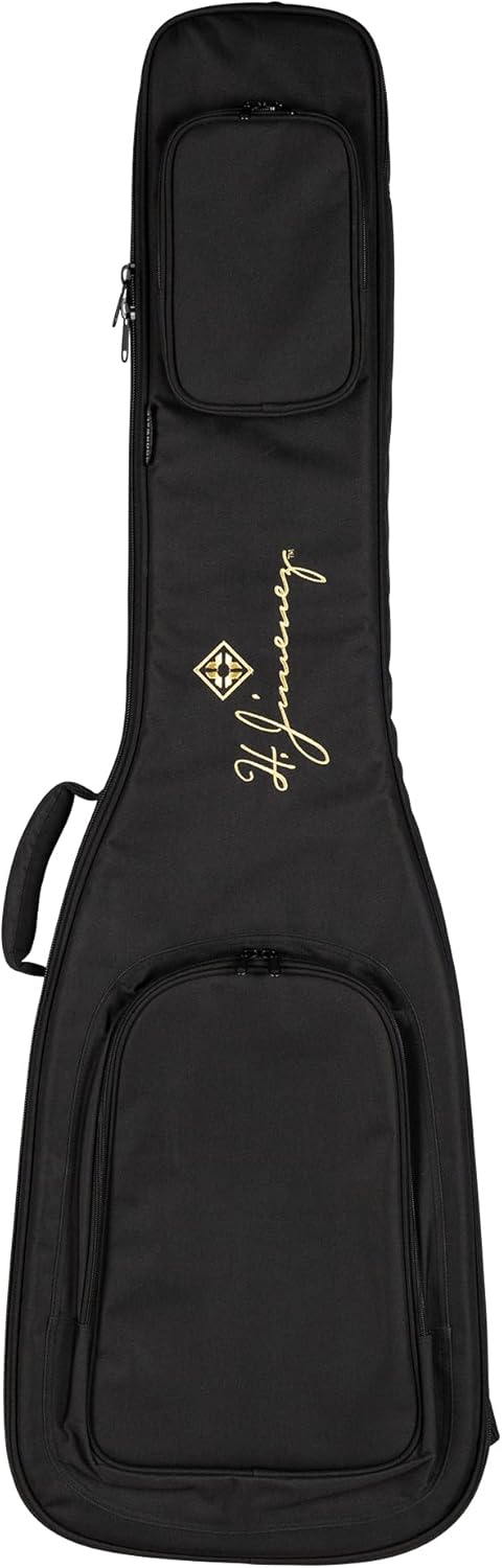 H. Jimenez 5 String Glossy Gold Top Bass Guitar With Deluxe Padded Gig Bag (LBS5-GT)