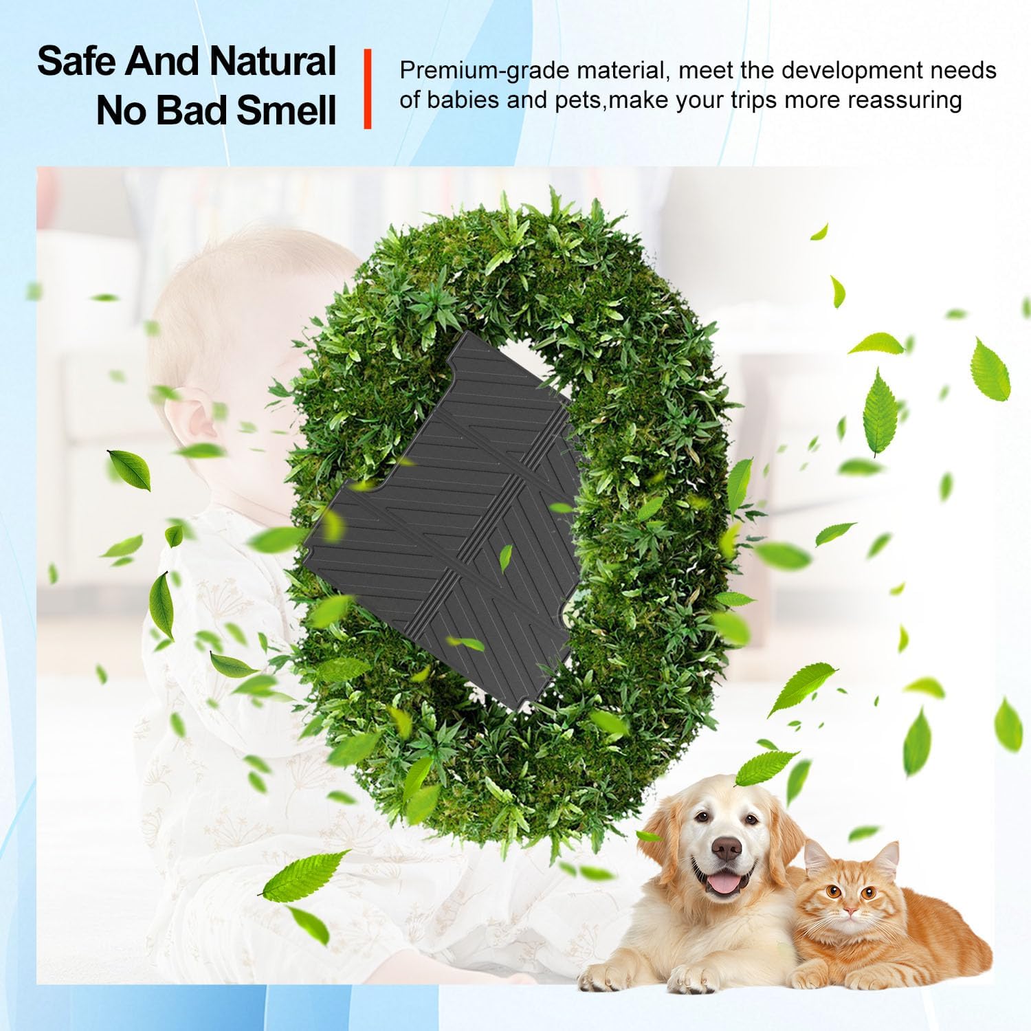 powoq 5.5FT Truck Bed Mat Compatible with 2015-2026 Ford F150 Bed Mat Truck Bed Liner All Season Protection Bed Liner Replacement for 2015-2026 Ford F150 Accessories