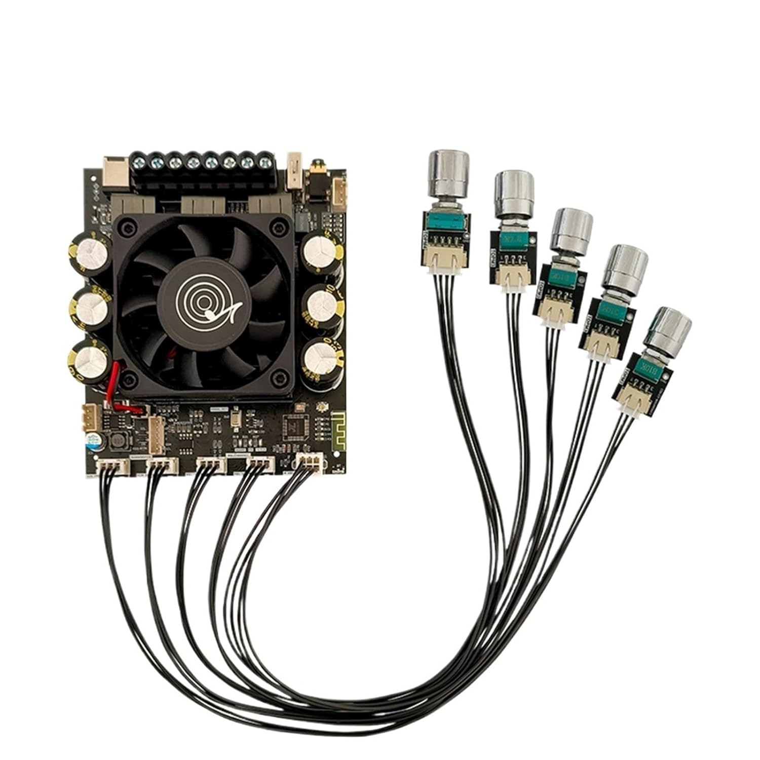 160W+160W+220W 2.1 Channel Sound Amplifier Board Heavy Bass Amplifier Module ADAU1701 TDA7498E Audio AMP DAS A1(Separation)