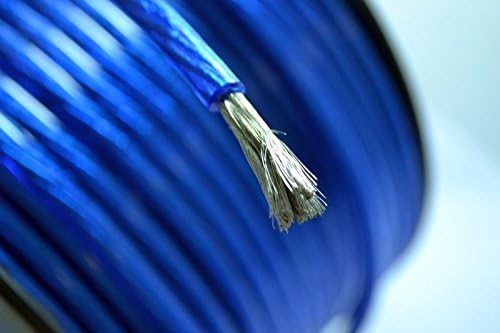 8 GA Blue Power Wire Primary Ground 250FT Copper Mix Cable CAR Audio Amplifier