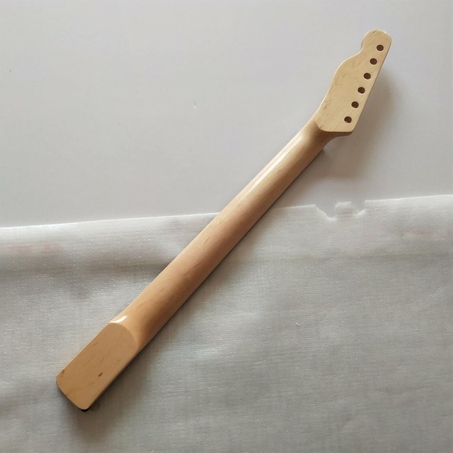 22 Fret 25.5inch Maple Electric Guitar Neck Rosewood Fingerboard Real Inlay Parts Unfinished Guitar Neck