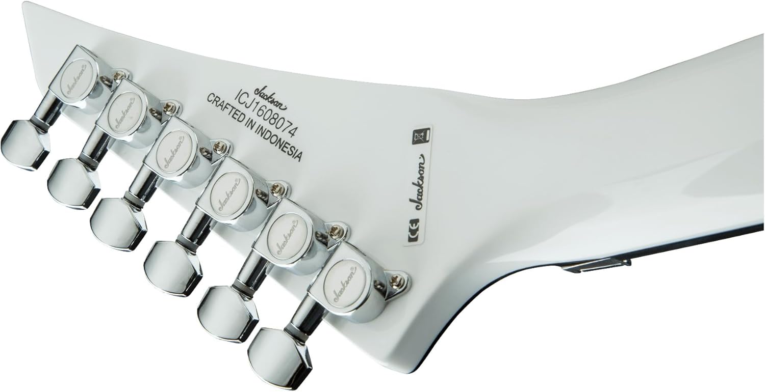 Jackson RR24 X Series Rhoads - Satin White with Black Pinstripes
