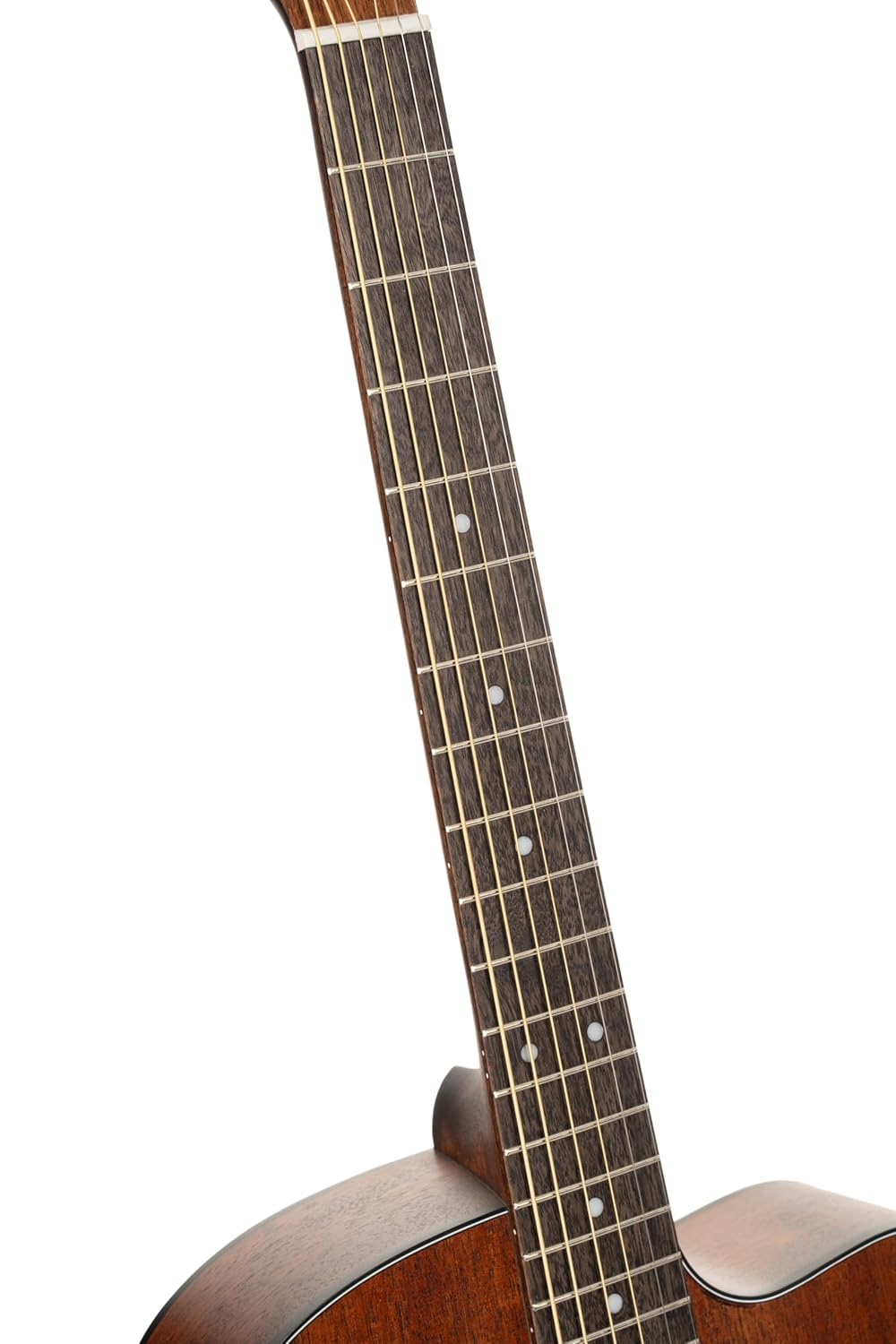 Cort L60MCEOP Luce 60 Mahogany Solid Top Acoustic Electric Guitar, Open Pore