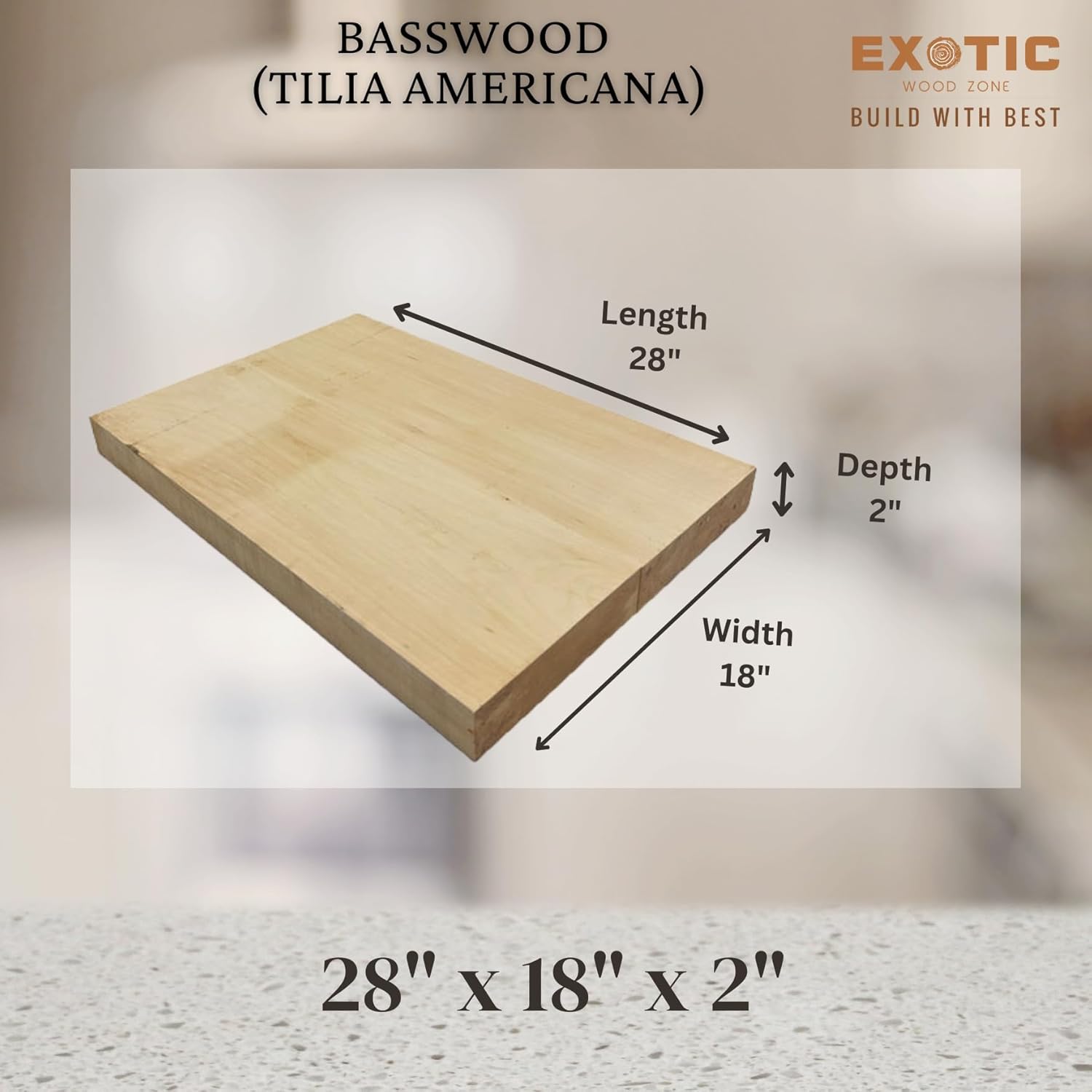 Exotic Wood Zone's Basswood Electric/Bass Explorer Musical Guitar Tonewood Body Blanks | 28