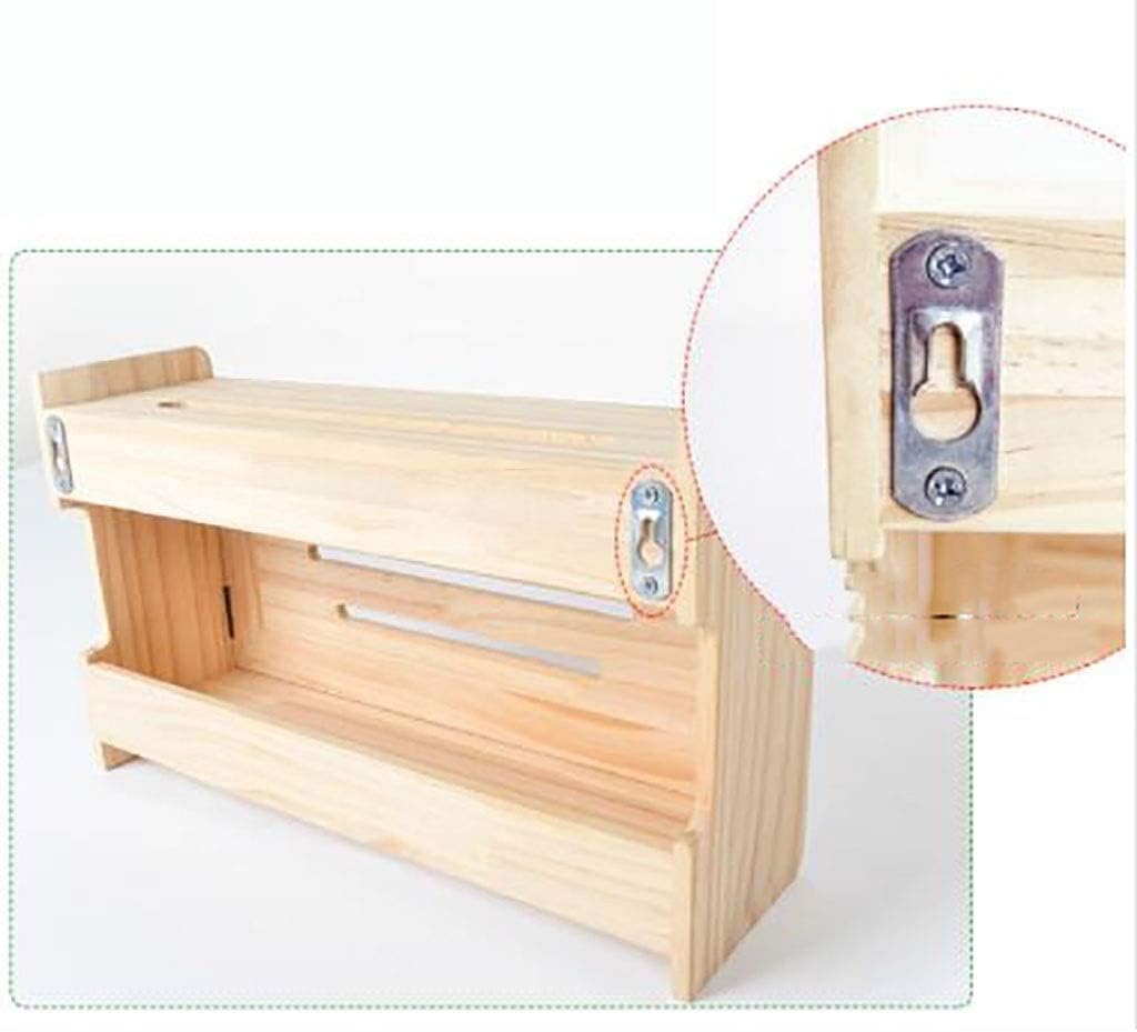 Wireless Router Storage Shelf TV Wall Frame Floating Set Shelf Set-top Box Router Player DVD Playback Bookshelf Photo Toy Game Machine Vase Storage Box 40 * 12 * 24 Cm Storage Shelf