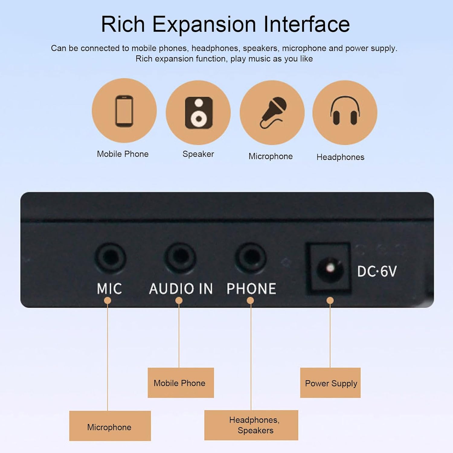 61 Key Digital Piano Keyboard, Digital Piano with Rich Tones and Rhythms Portable Lighting Electronic Keyboard for Learning (US Plug