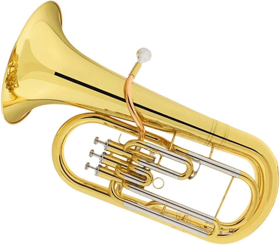 Piston Copper Plated Euphonium Horn Is Suitable For Beginners To Practice Playing Instruments Euphonium All-brass Instrument(1)