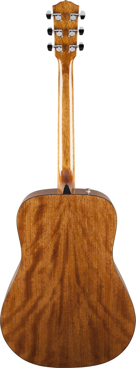 Fender CD-60 Dreadnought Acoustic Guitar - Natural Bundle with Hard Case, Strap, Tuner, Strings, Picks, Online Lessons, Instructional Book, and Austin Bazaar Instructional DVD