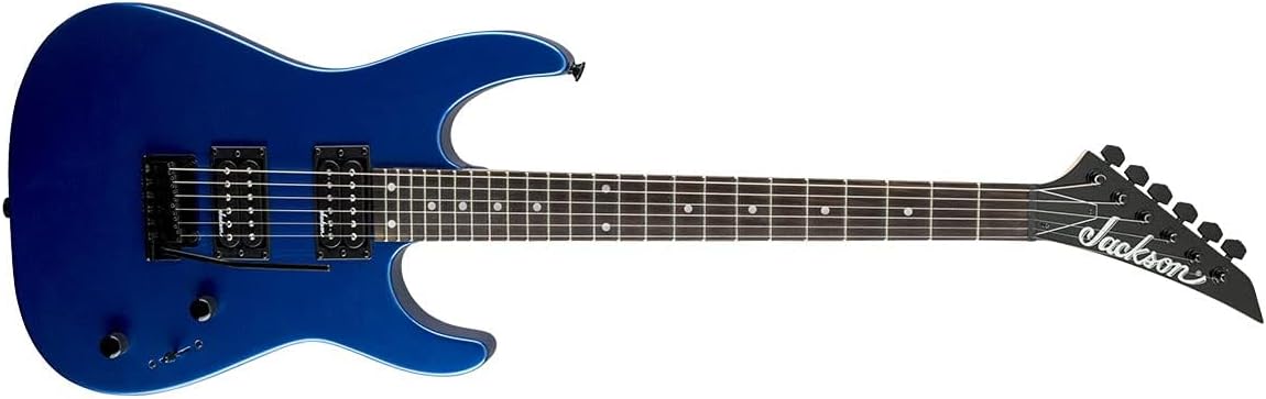 Jackson JS Series Dinky JS12 6-String Right-Handed Electric Guitar with Amaranth Fingerboard (Metallic Blue)