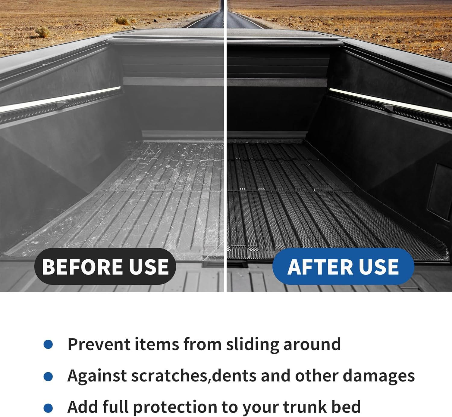 OEDRO Truck Bed Mat Fit for 2023-2026 Chevy Colorado/GMC Canyon 5FT, All Weather TPE Bed Liner Tailored Fit for Chevy Colorado 5FT Protection Accessories, Anti-Slip Pickup Car Cargo Trunk Liner