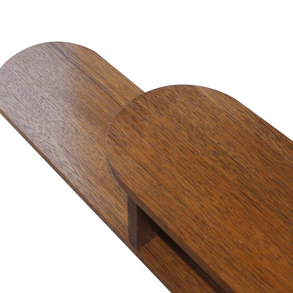 Parking Car Parking Space Lock Bollard, Wall Mounted Floating Shelf Walnut Wood 100cm for Media Console and Components