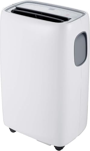 KY-120HP Portable Air Conditioner with Heat Pump, White, 12000 BTU Cooling Capacity, 10000 BTU Heating Capacity, 132 Pints/Day Dehumidifier Capacity, 24-Hour Programmable Timer