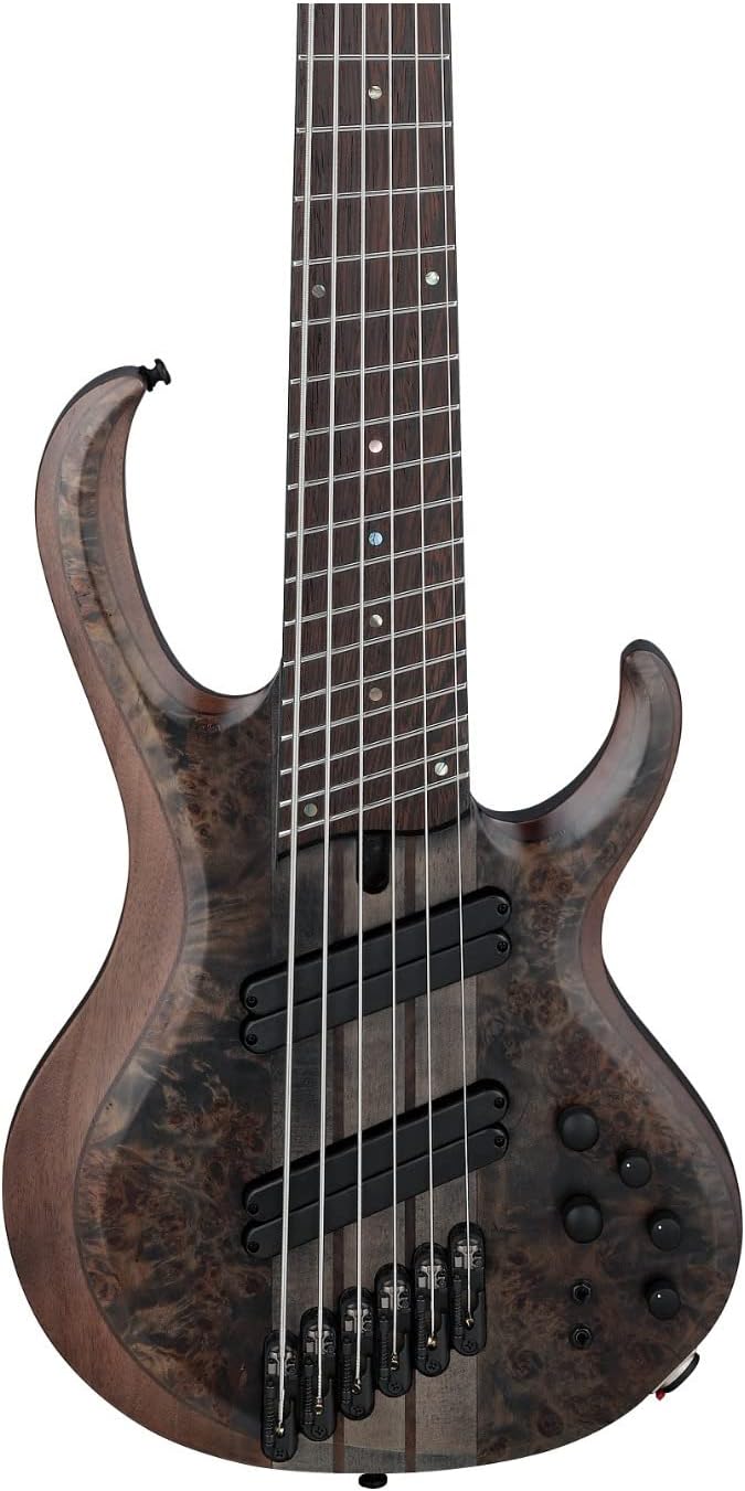 Ibanez Bass Workshop BTB806MS Multi-scale 6-string Bass Guitar - Transparent Gray Flat