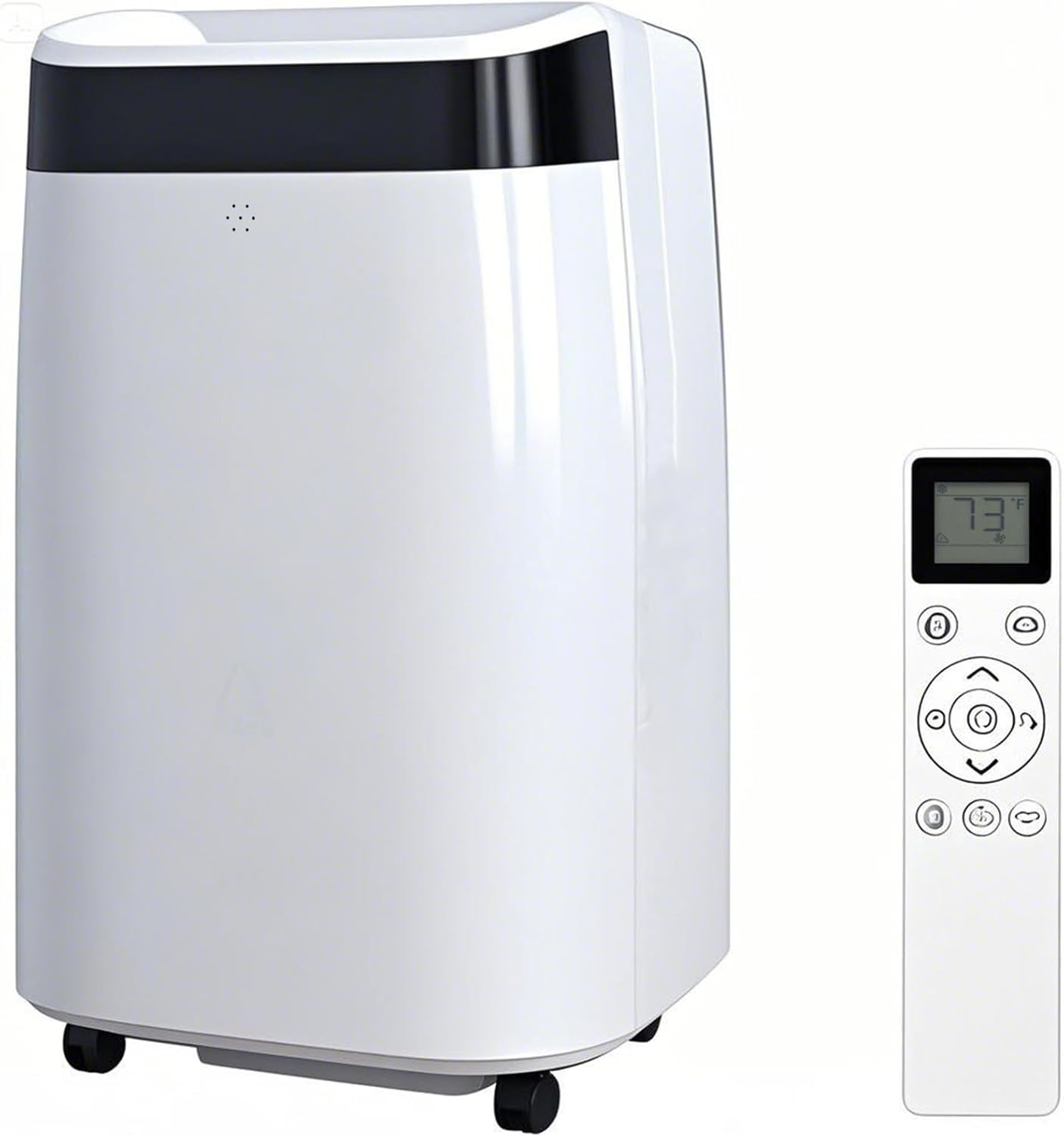 Jojoka Portable Air Conditioner with Remote Control, 10000 BTU Portable AC for Room, Dorm, Office with Drying, Fan, Sleep Mode, 3 Speeds, 24H Timer Function, Cools Room up to 450 Sq. ft