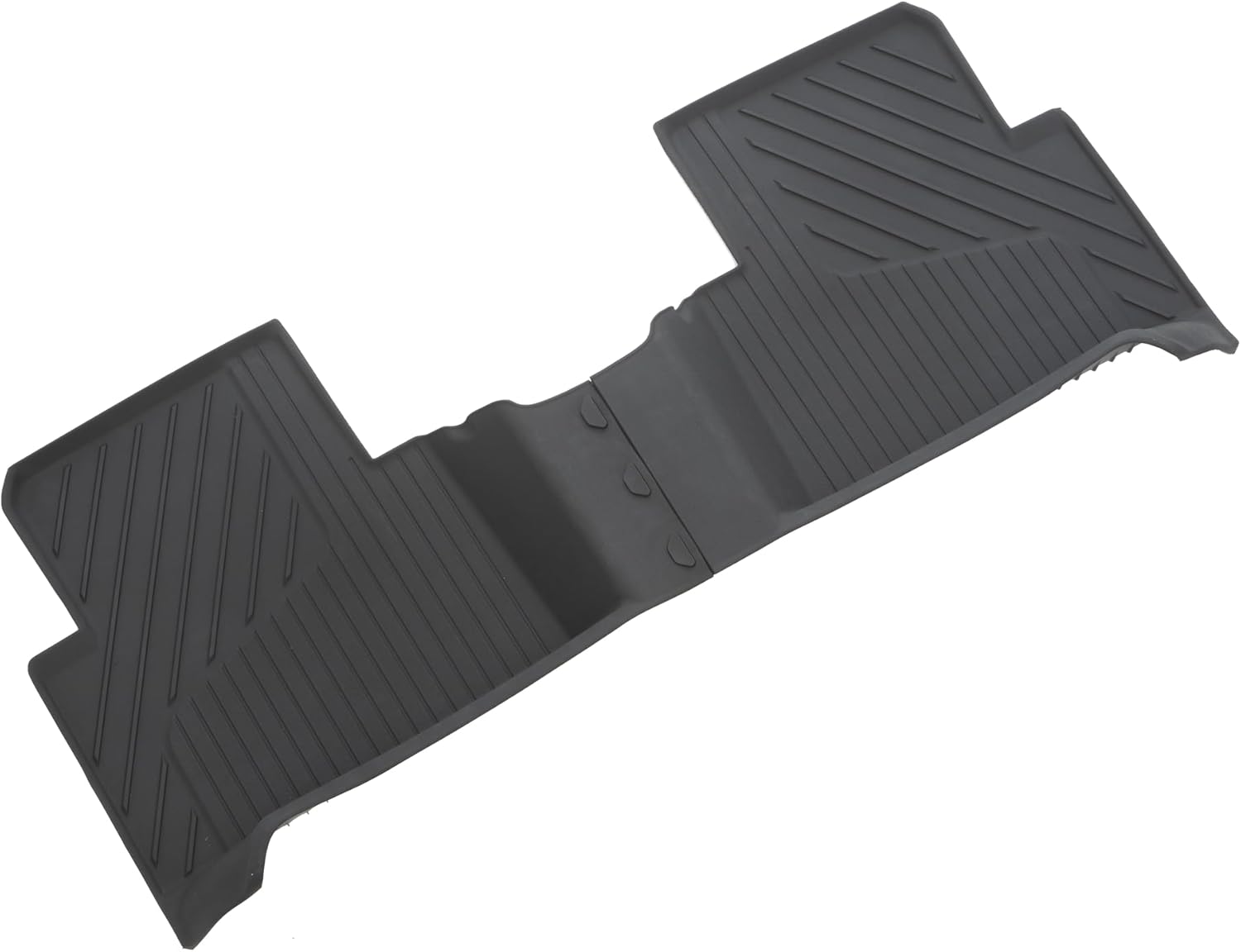 GM Accessories 84708335 Crew Cab Second-Row Interlocking Premium All-Weather Floor Liner in Jet Black