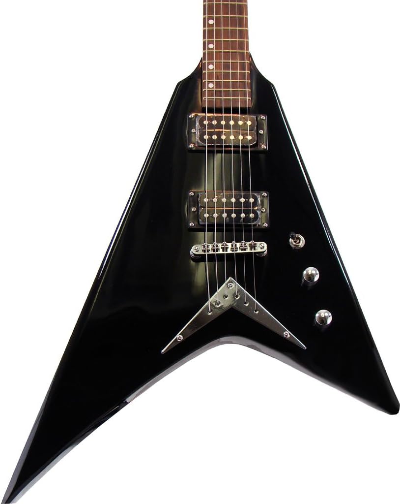 Offset RRV cut Electric Guitar - Black