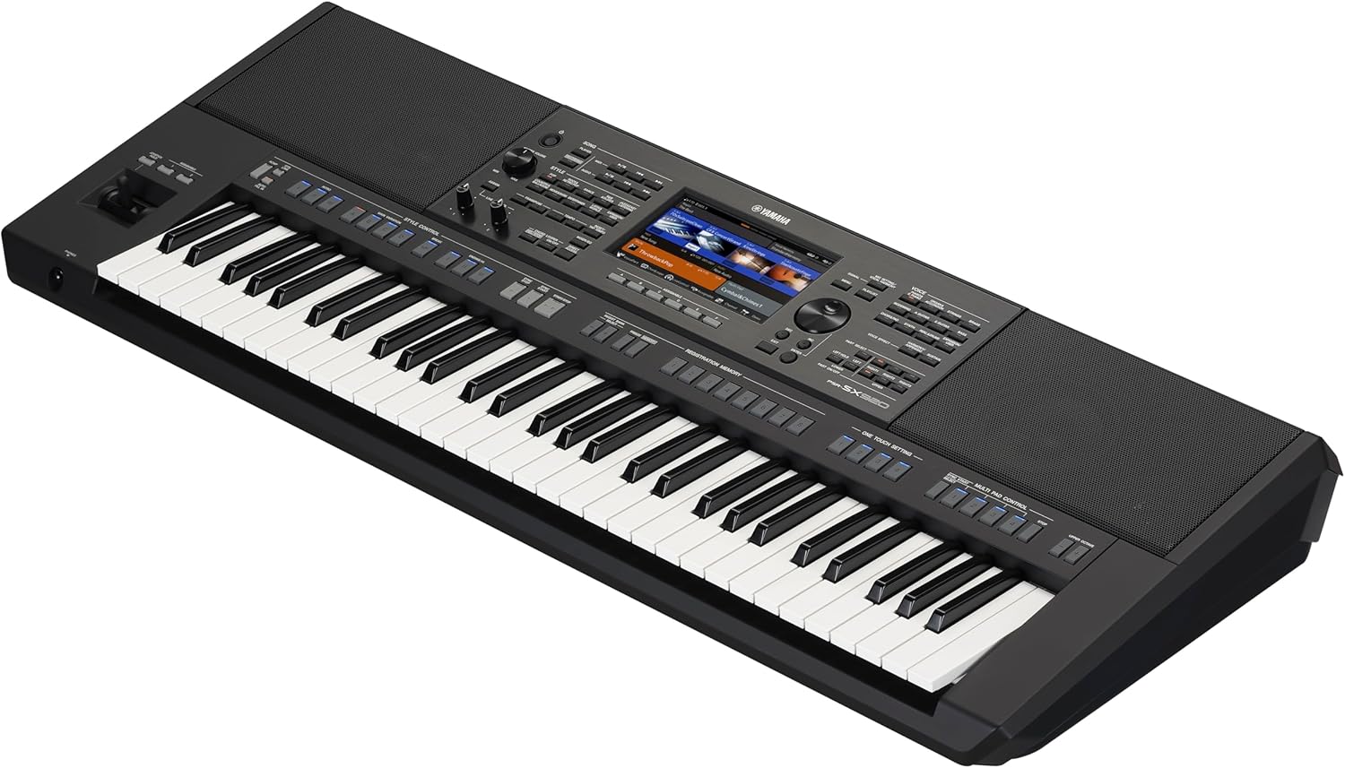 Yamaha 61-Key Arranger Keyboard with Premium Sound, Live Control Knobs and Included Content PSRSX920