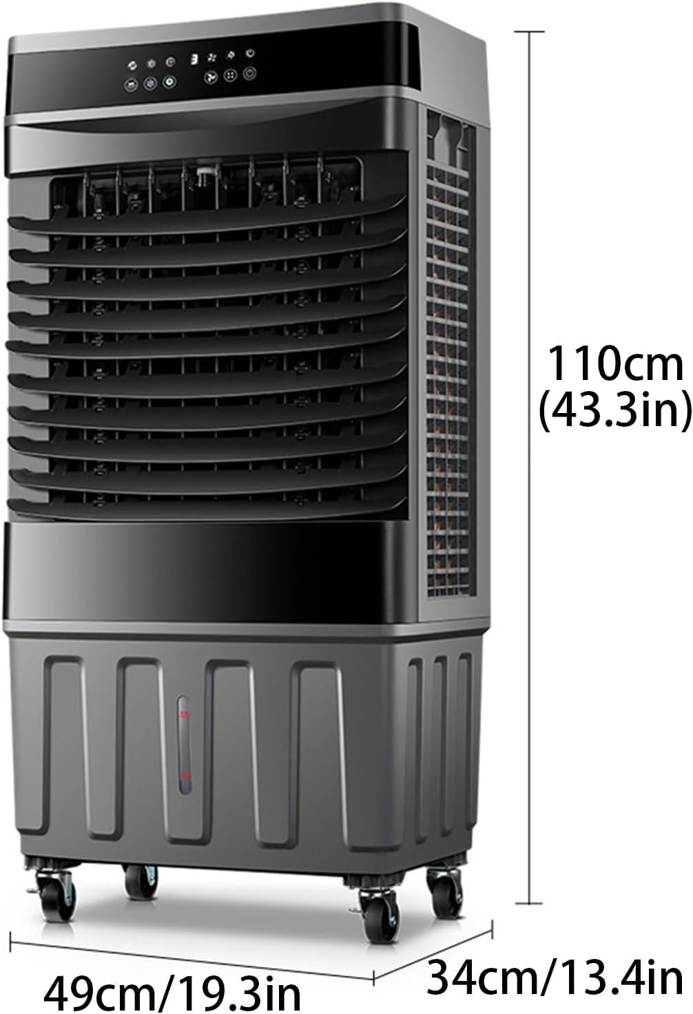 Portable Air Conditioners, 3-in-1 AC Unit with Water Tank and 12Hrs Timer, Evaporative Air Cooler for Room Factory Office(49 * 34 * 110cm)