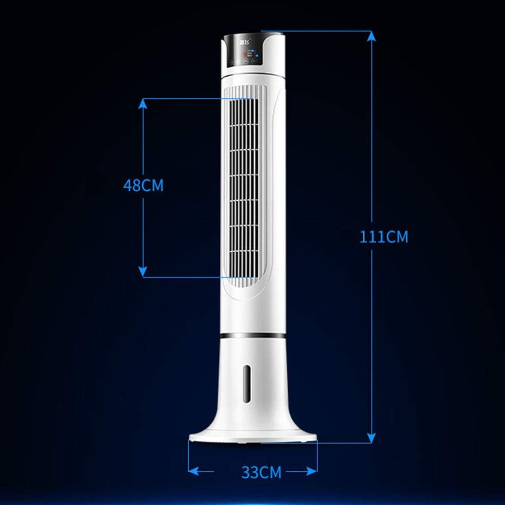 Intelligent Remote Control Without Leaf Tower Fan Or Humidifier with Swing and Timing Function, Indoor Portable Air Conditioner