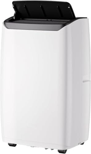 Portable Air Conditioner 14,000 BTU - AC Unit Cools Rooms Up to 750 Sq. Ft, Includes Window Kit & Remote, Energy Efficient Cooling for Home & Bedroom, Black Top