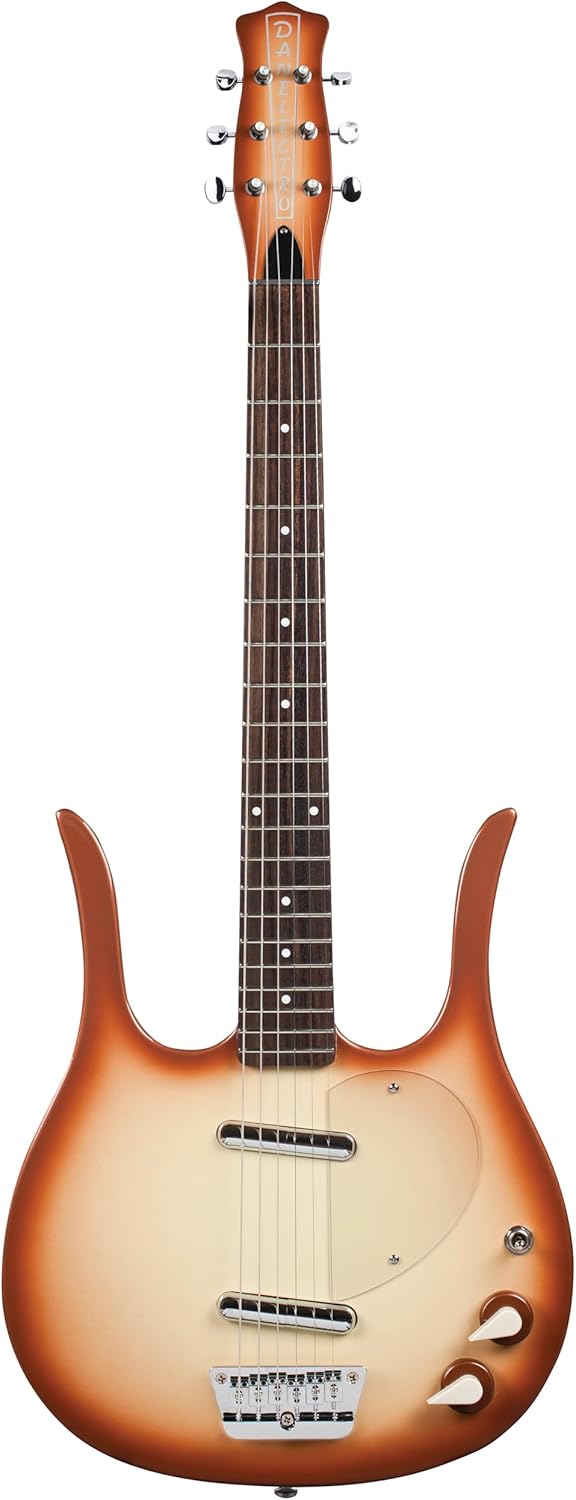 Danelectro Longhorn Baritone Electric Guitar - Copper Burst