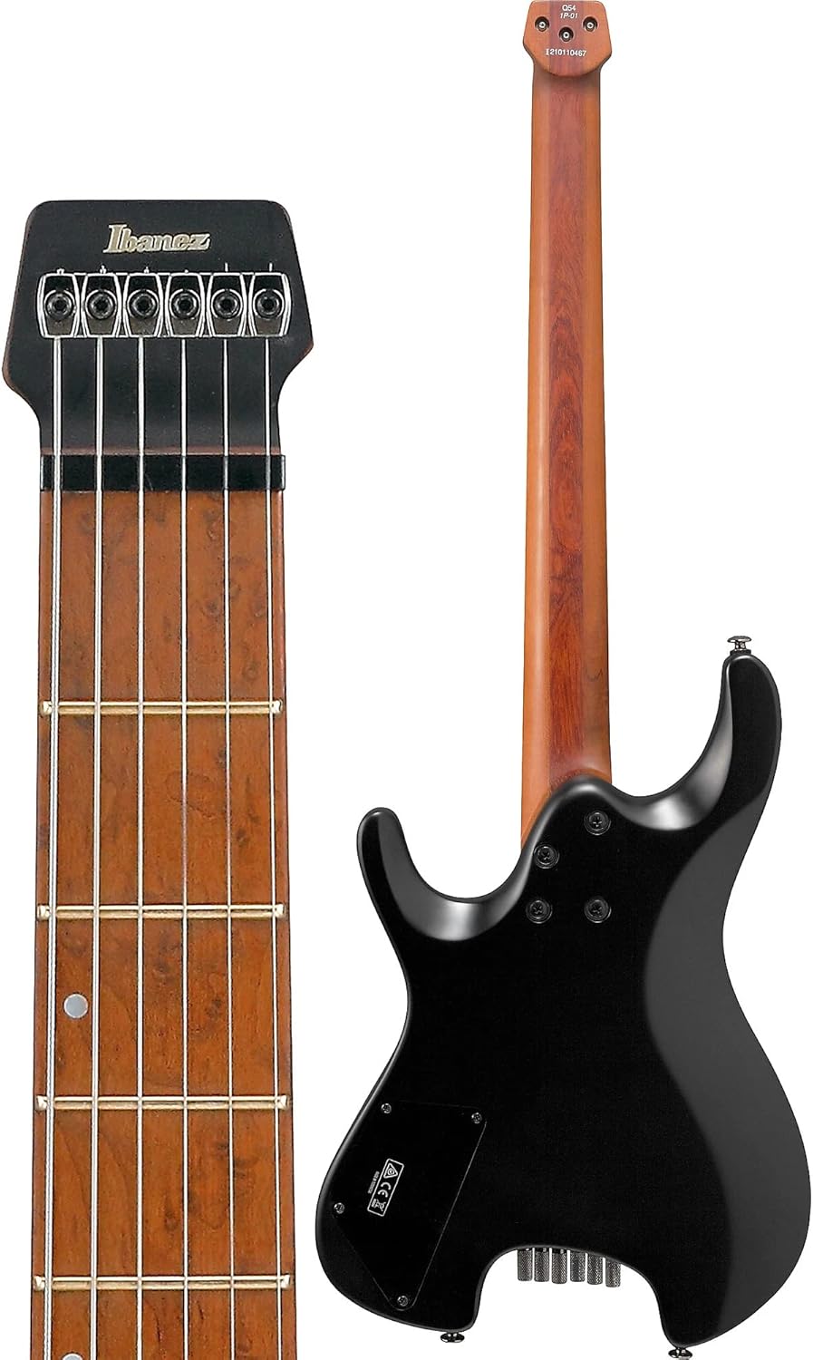 Ibanez Q54 Quest Series Solidbody Electric Guitar - Black Flat