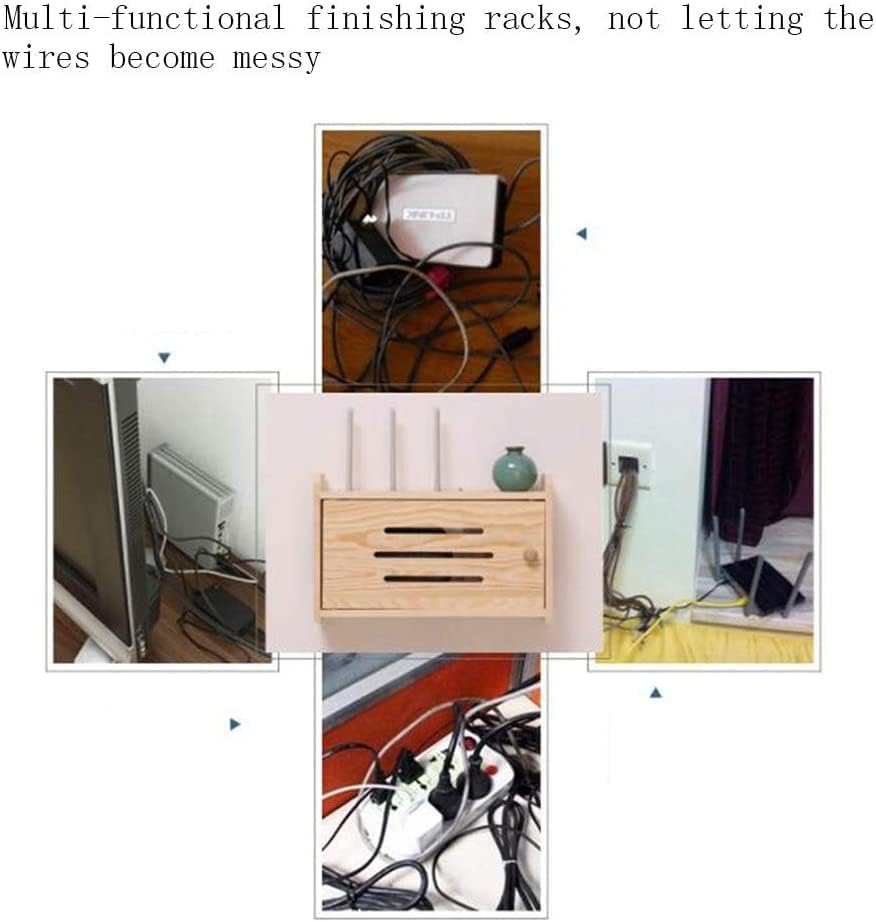 Wall Mounted Router Storage Box Wall Mount Please Check Shelf Dimensions Before Purchase(50cm*25cm*10cm)