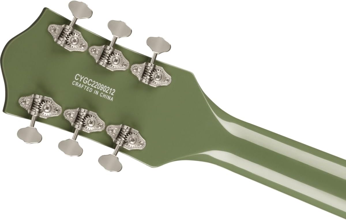 Gretsch G5420T Electromatic Classic Hollow Body Single-Cut 6-String Right-Handed Electric Guitar with Bigsby B60 Vibrato Tailpiece and Laurel Fingerboard (TwoTone Anniversary Green)