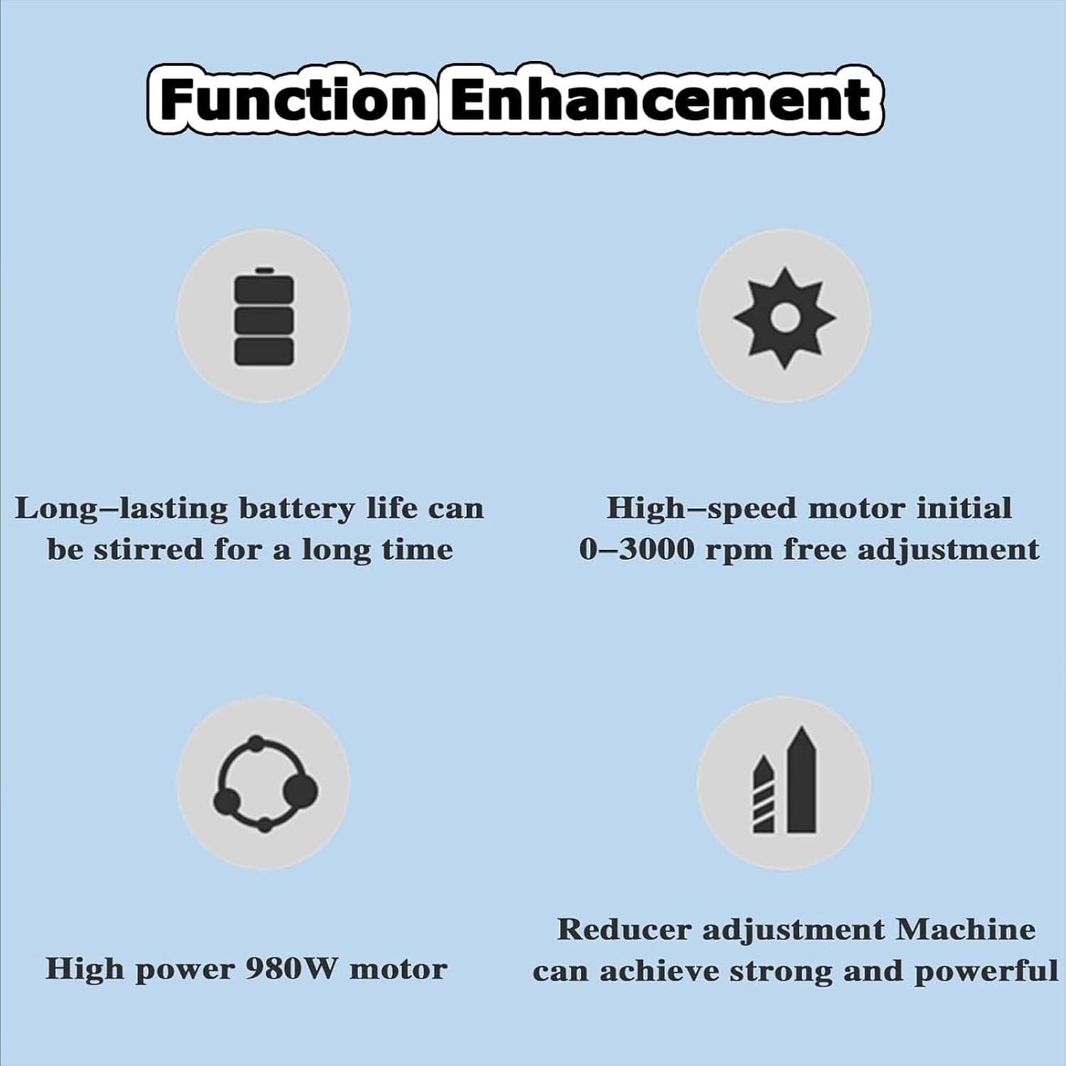 Commercial Barrel Drum Stirrer, IBC Paint Stirring Machine, 980W Electric Tank Mixer Machine with Support Hanger, Paint Mixing Equipment for Ink Dissolver Agitator,
