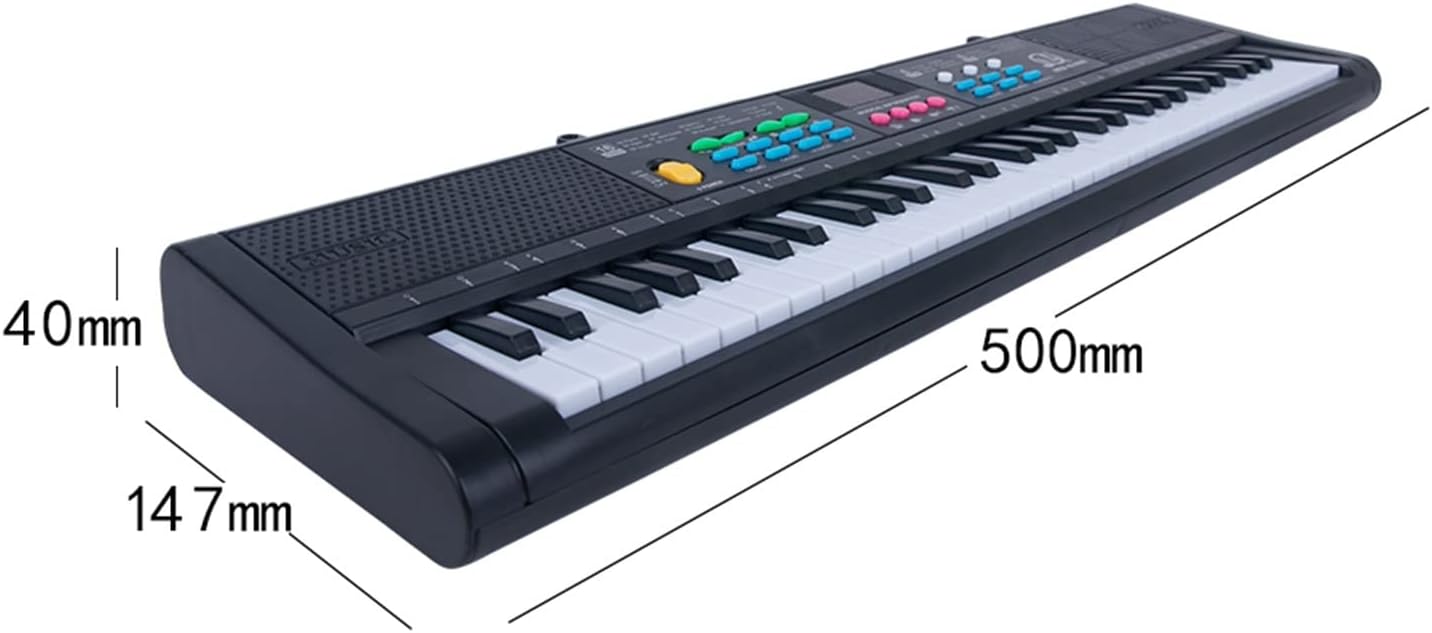 KESHUO Electric Keyboard 61 Keys Digital Music Electronic Keyboard Multifunctional Electric Piano