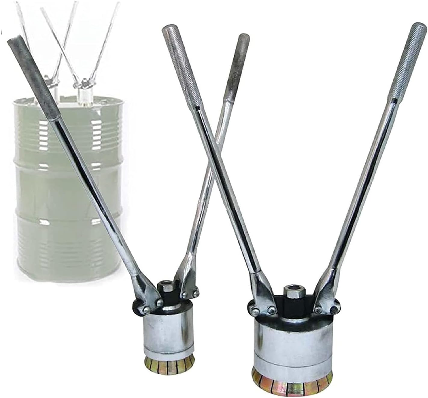 35mm & 70mm Manual Crimper Sealer for 200L Oil Drum, Heavy-Duty Barrel Sealing Tool, Reliable Drum Cap Pressure Sealing Machine, Ideal for Oil Barrel Sealing