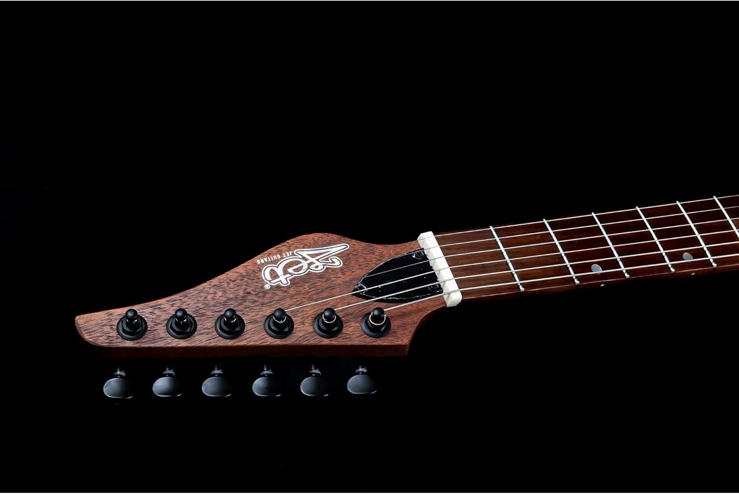 JS-50x Mahogany Body Stygian Electric Guitar, Black 6-String