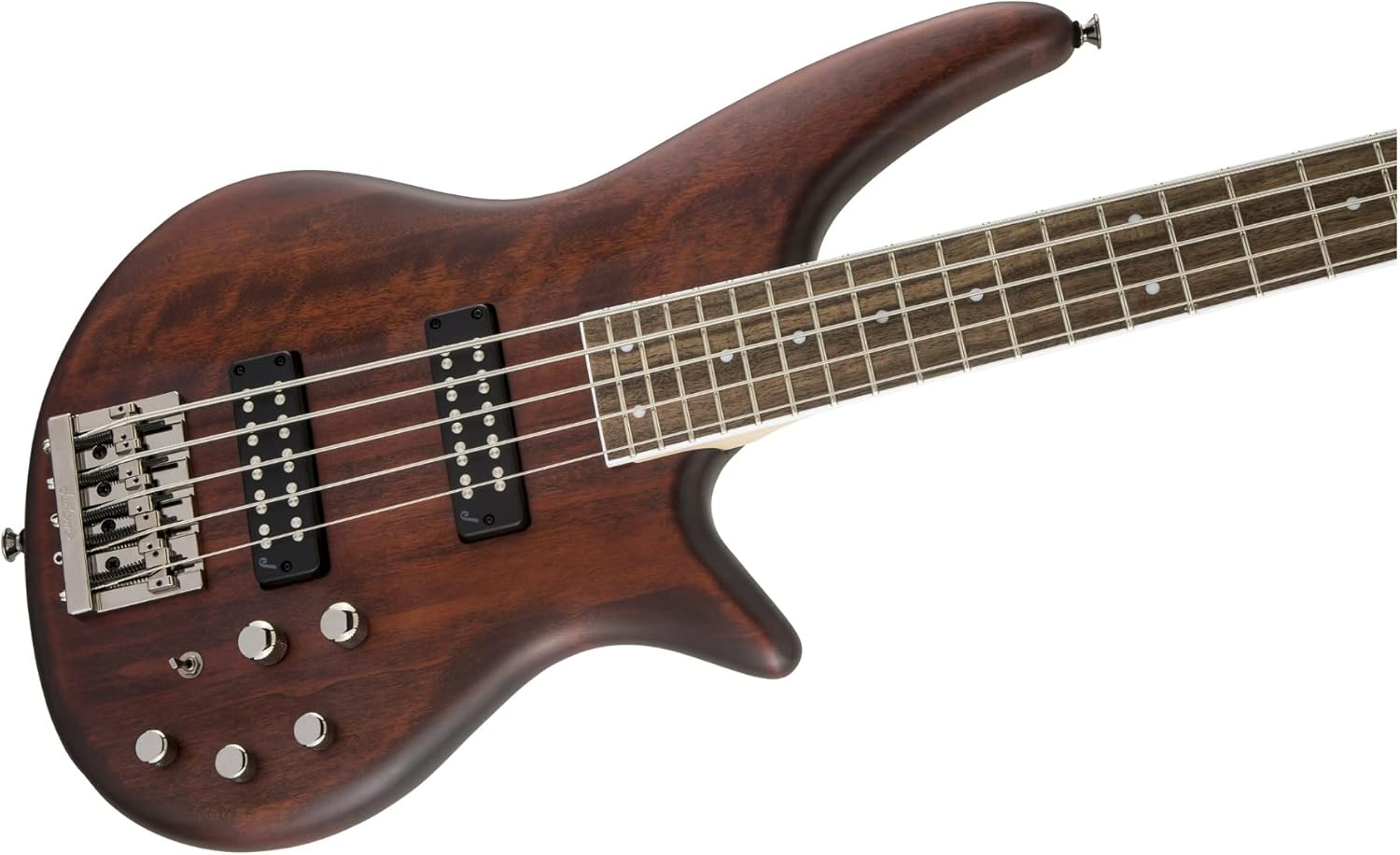 Jackson JS Series 5-String Spectra Bass JS3V, Walnut Stain, Laurel Fingerboard