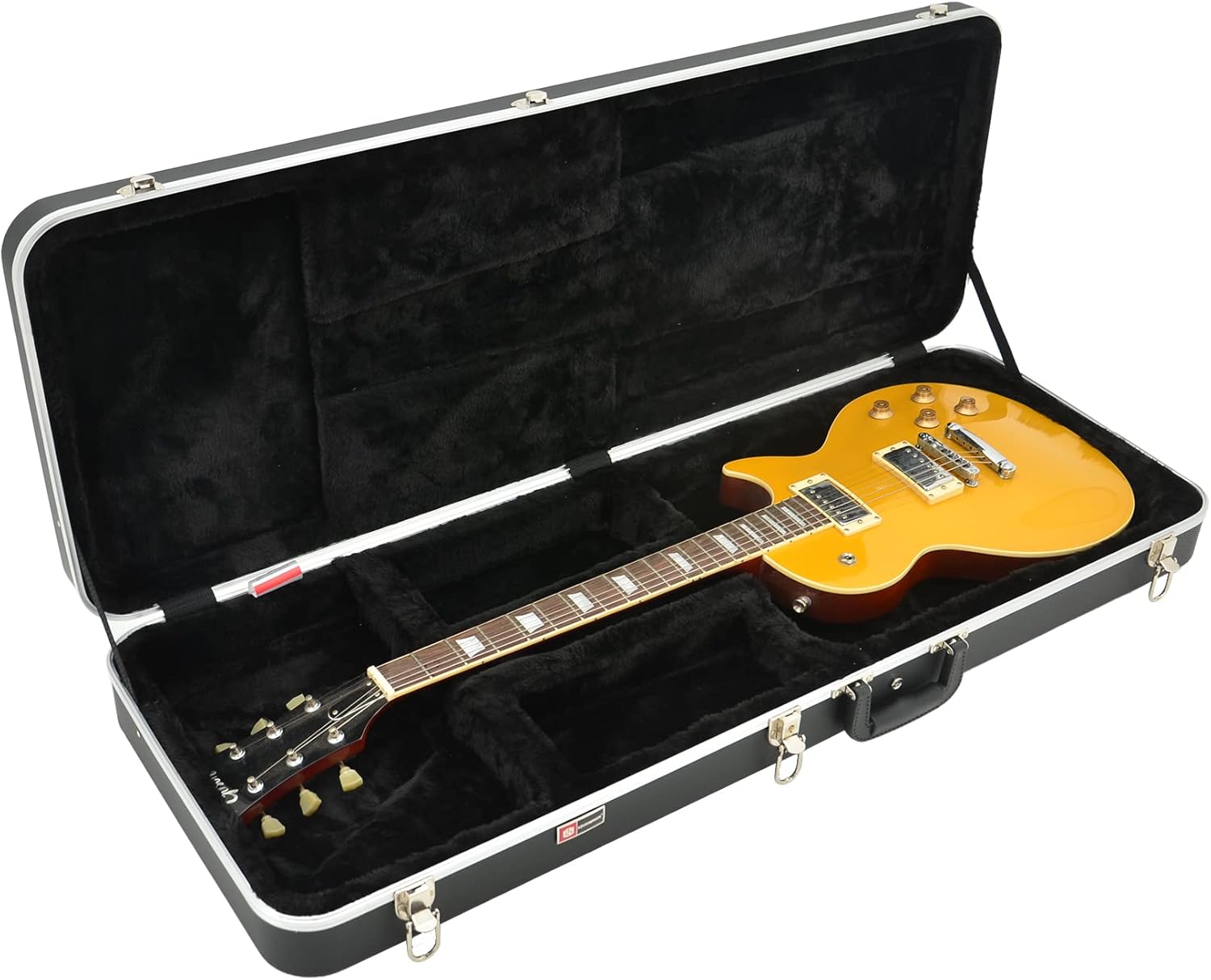 Crossrock ABS Molded Electric Guitars Case for Stratocaster and Telecaster and Lespaul Style Electric Guitars (CRA402EBK)