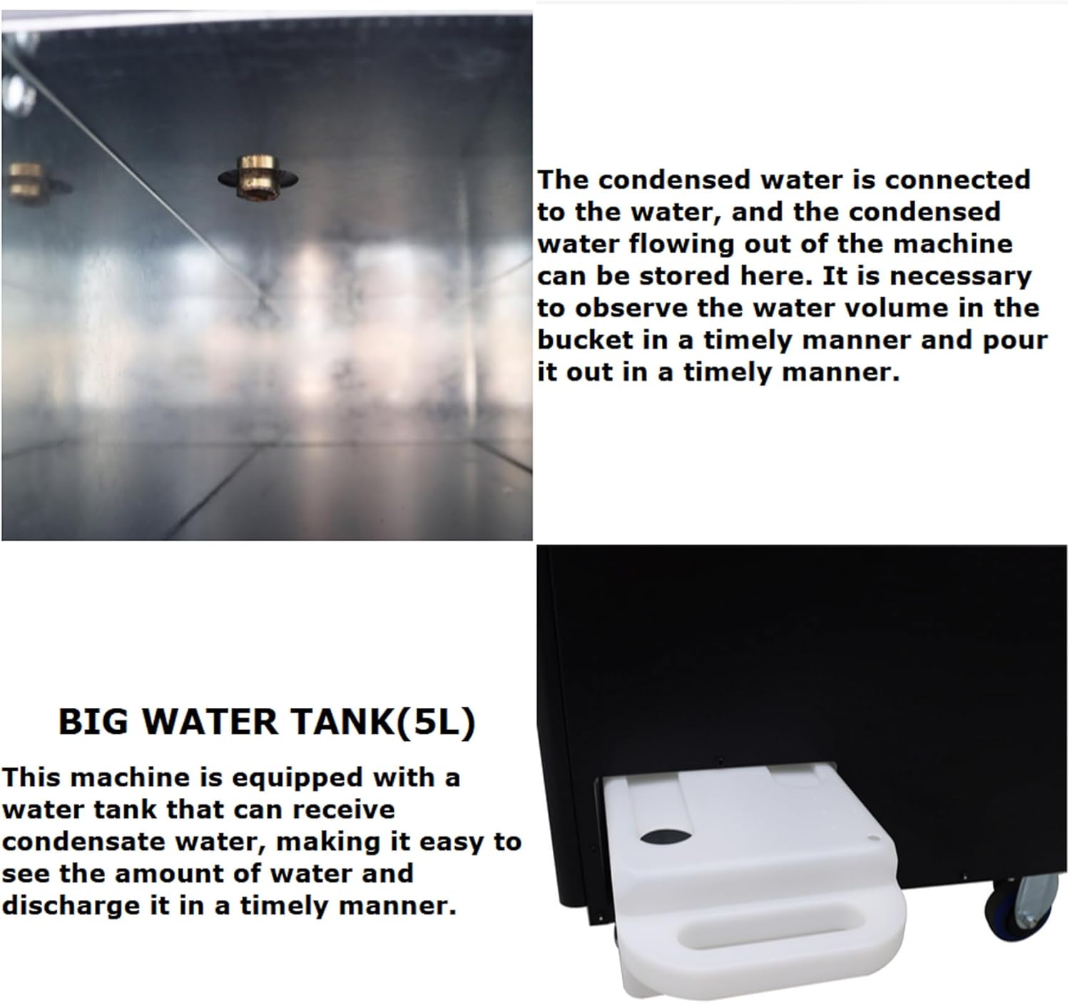 110V Industrial Air Conditioner for Hospitals Research Institutes Disaster Scene Ambulances Automobile Repair Centers Black Double Tube 1100W