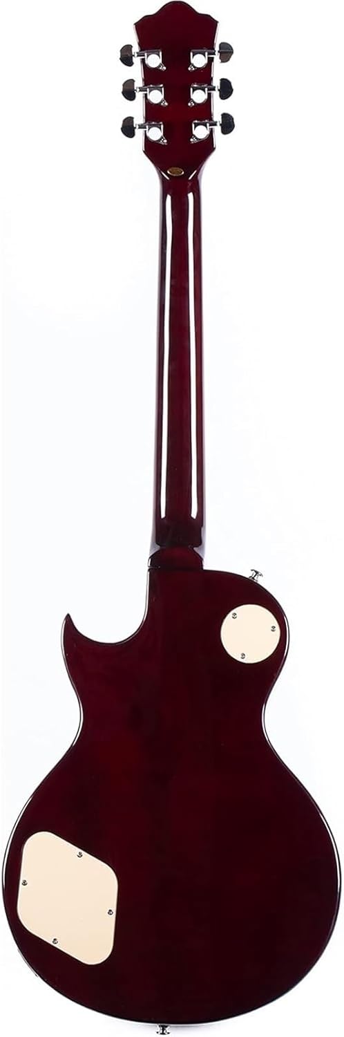 Beginner Electric Guitar Kits Guitar Solid Body Electric Guitar With Gigbag(Red)