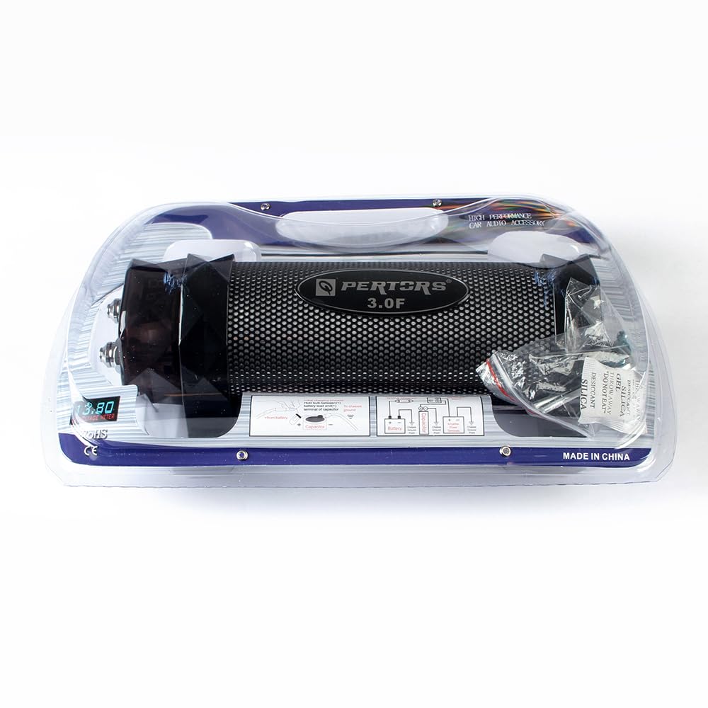 3.0 Farad car Audio Modification Amplifier Accessories,Subwoofer Capacitor stabilizer