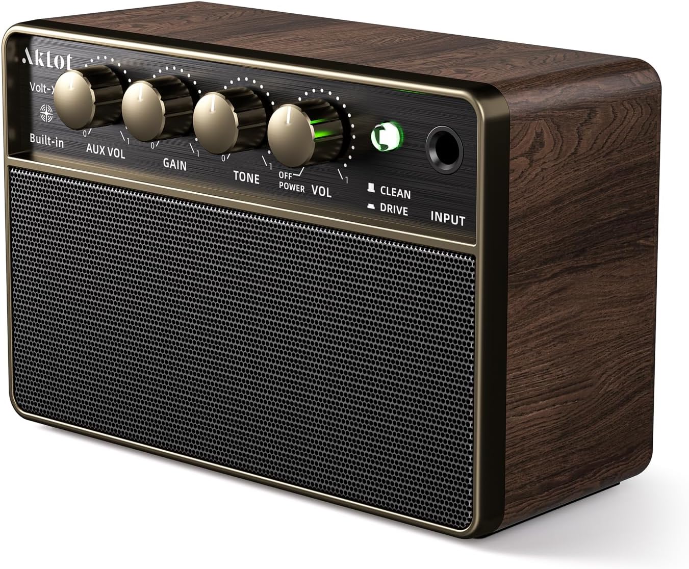 AKLOT Guitar Amp Portable Rechargeable with AKLOT Wireless Guitar System Transmitter Receiver