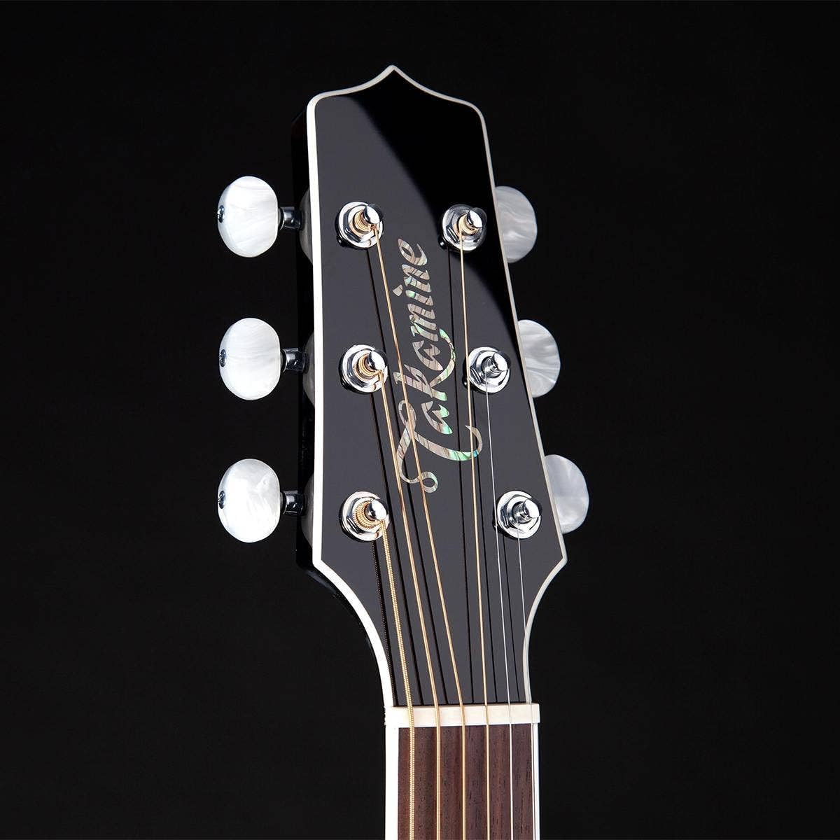 Takamine EF341DX Dreadnought Acoustic-Electric Guitar - Black