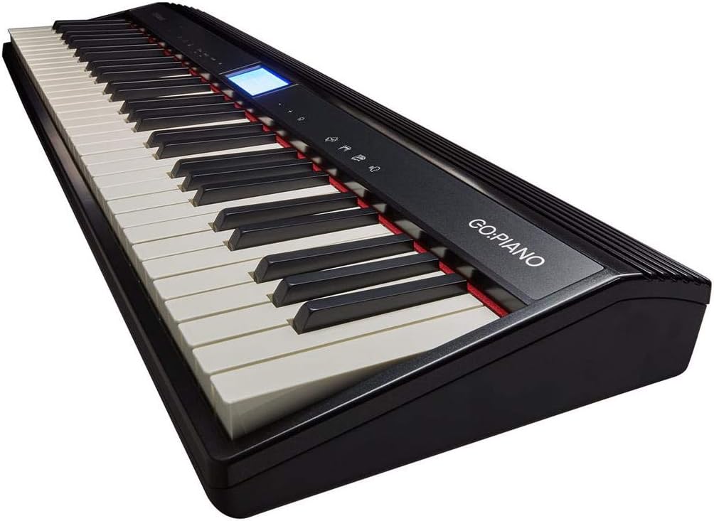 Roland GO:PIANO 61-Key Portable Digital Piano Keyboard with Onboard Bluetooth Speakers and Electronic Teaching (GO-61P)