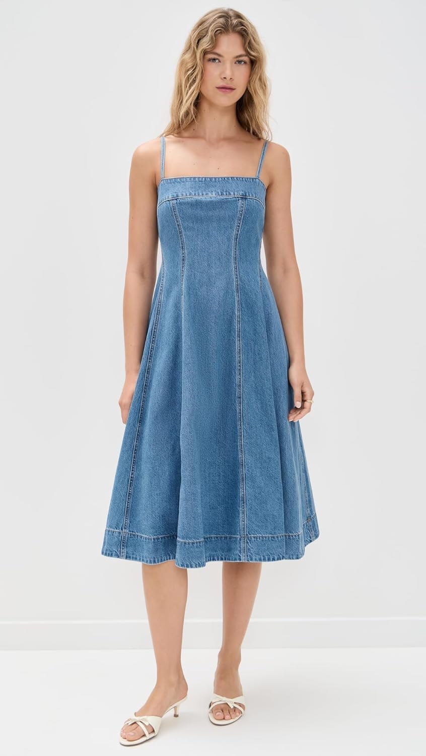 Paige Womens Pippa Midi Dress